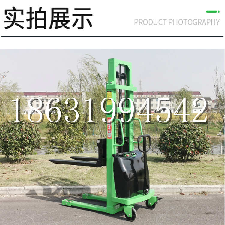 中卫市电动叉车堆高车液压铲车电瓶1吨2吨站驾步行式小型全自动叉车